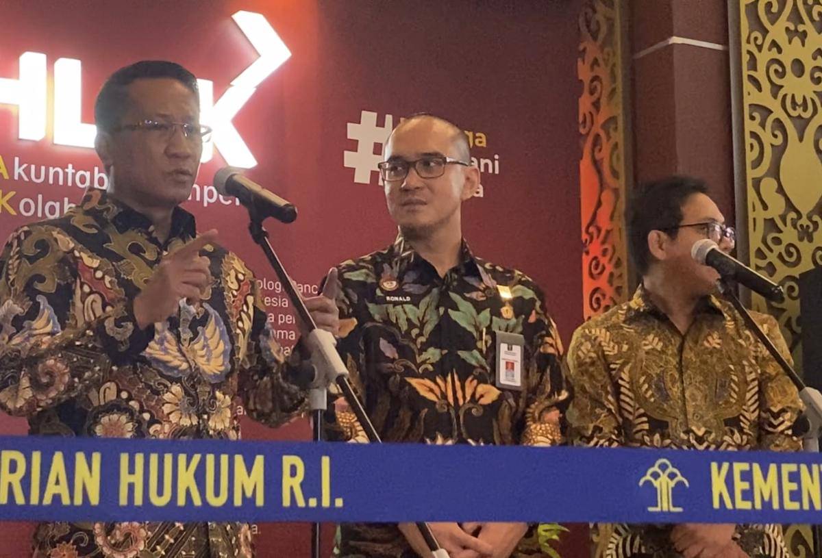 potret Menkum Supratman