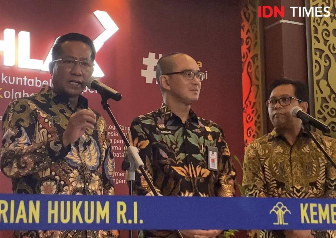 potret Menkum Supratman 