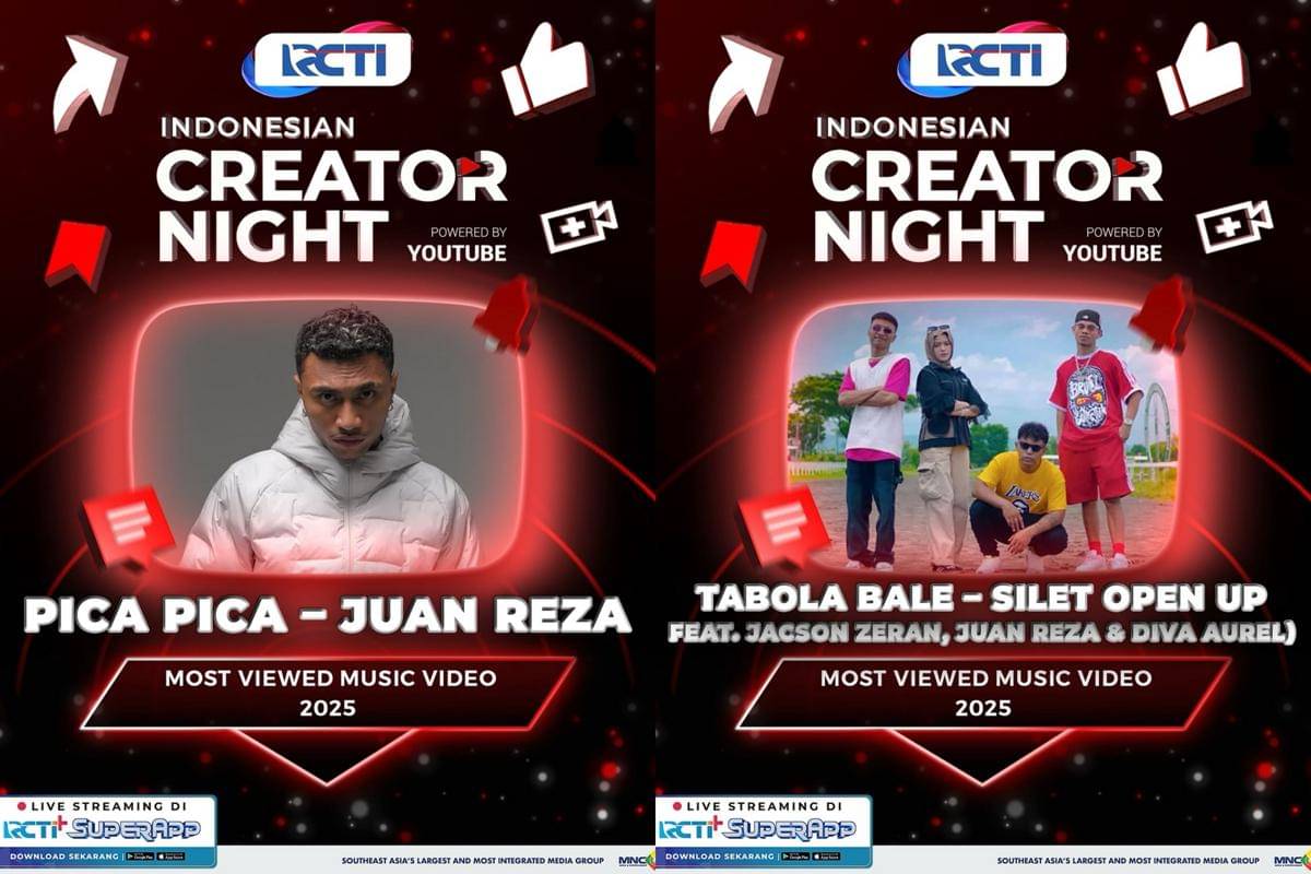 Daftar pemenang Indonesian Creator Night 2025