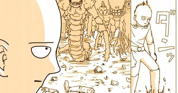 Saitama vs para monster level Dragon - One Punch Man Webcomic