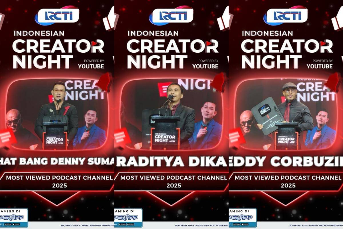 Daftar pemenang Indonesian Creator Night 2025