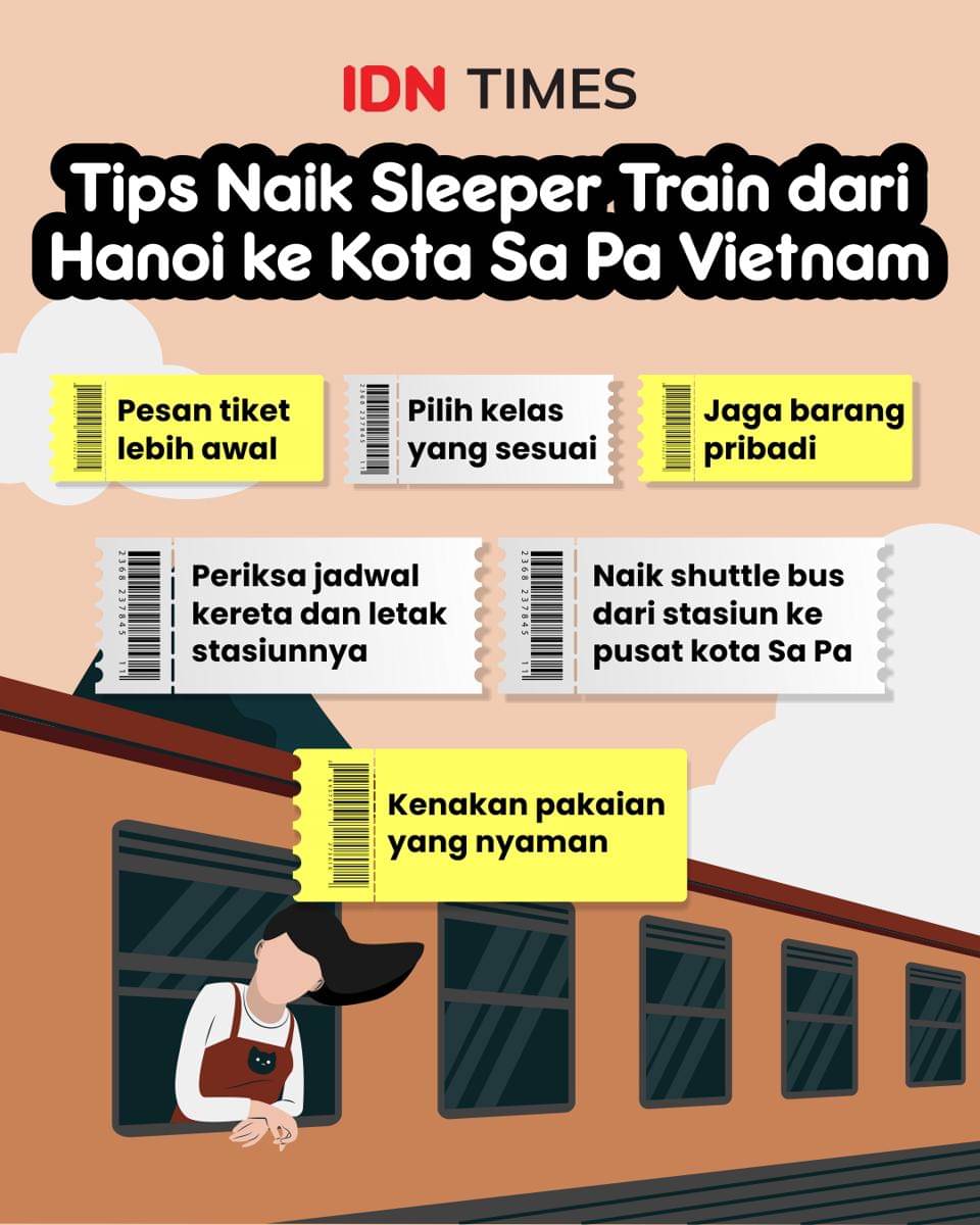 Tips naik sleeper train dari Hanoi ke Sa Pa 