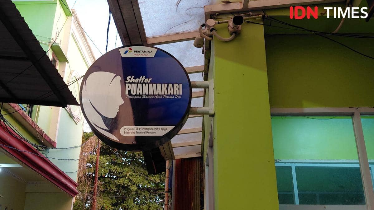 Shelter Puanmakari di Kelurahan Pattingalloang, Kecamatan Ujung Tanah, Makassar. (IDN Times/Aan Pranata)