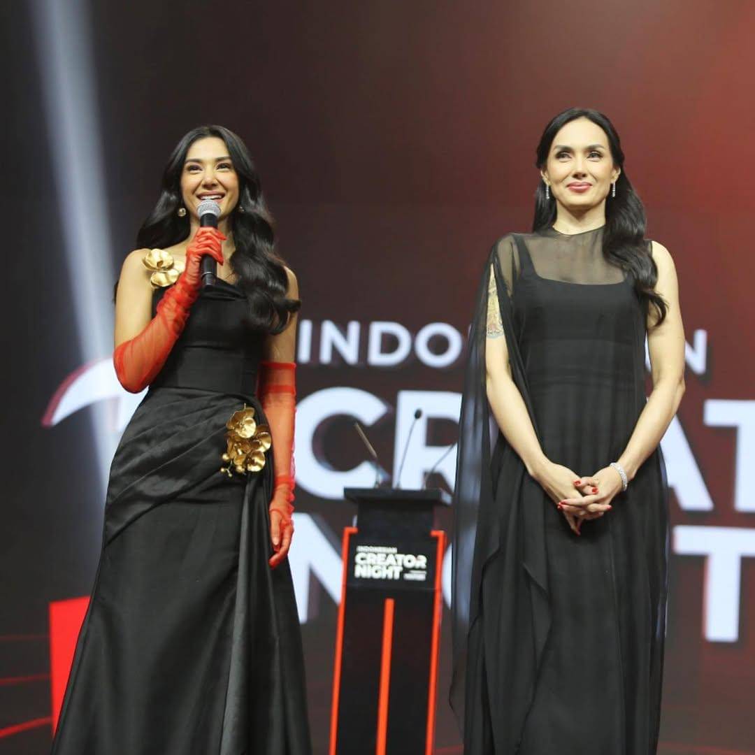 Gaya artis di Indonesian Creator Night 2025. (instagram.com/officialrcti)