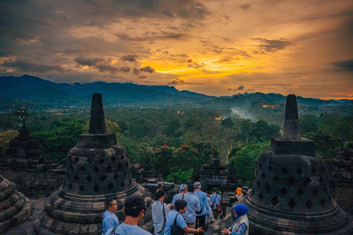 Wisata Sunset di Candi Borobudur. (Dok Taman Wisata Borobudur)