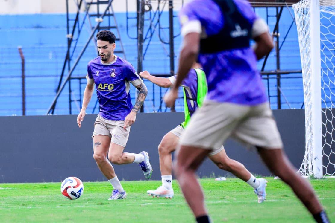 Pemain Persik Kediri saat melakukan latihan. IDN Times/istimewa