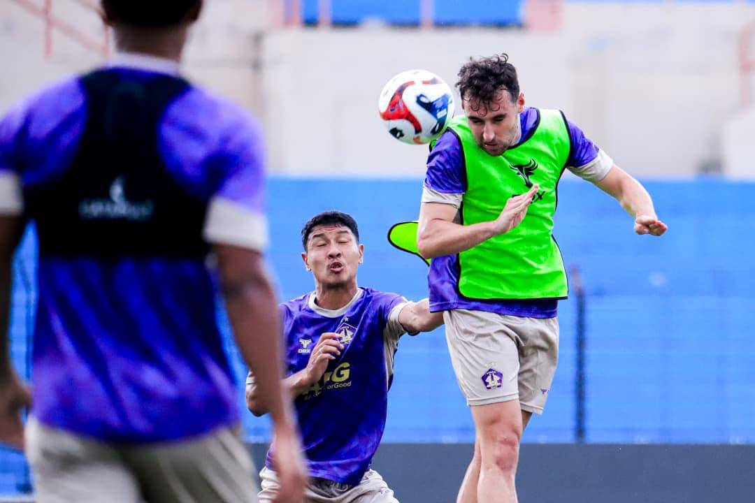 Pemain Persik Kediri saat melakukan latihan. IDN Times/istimewa