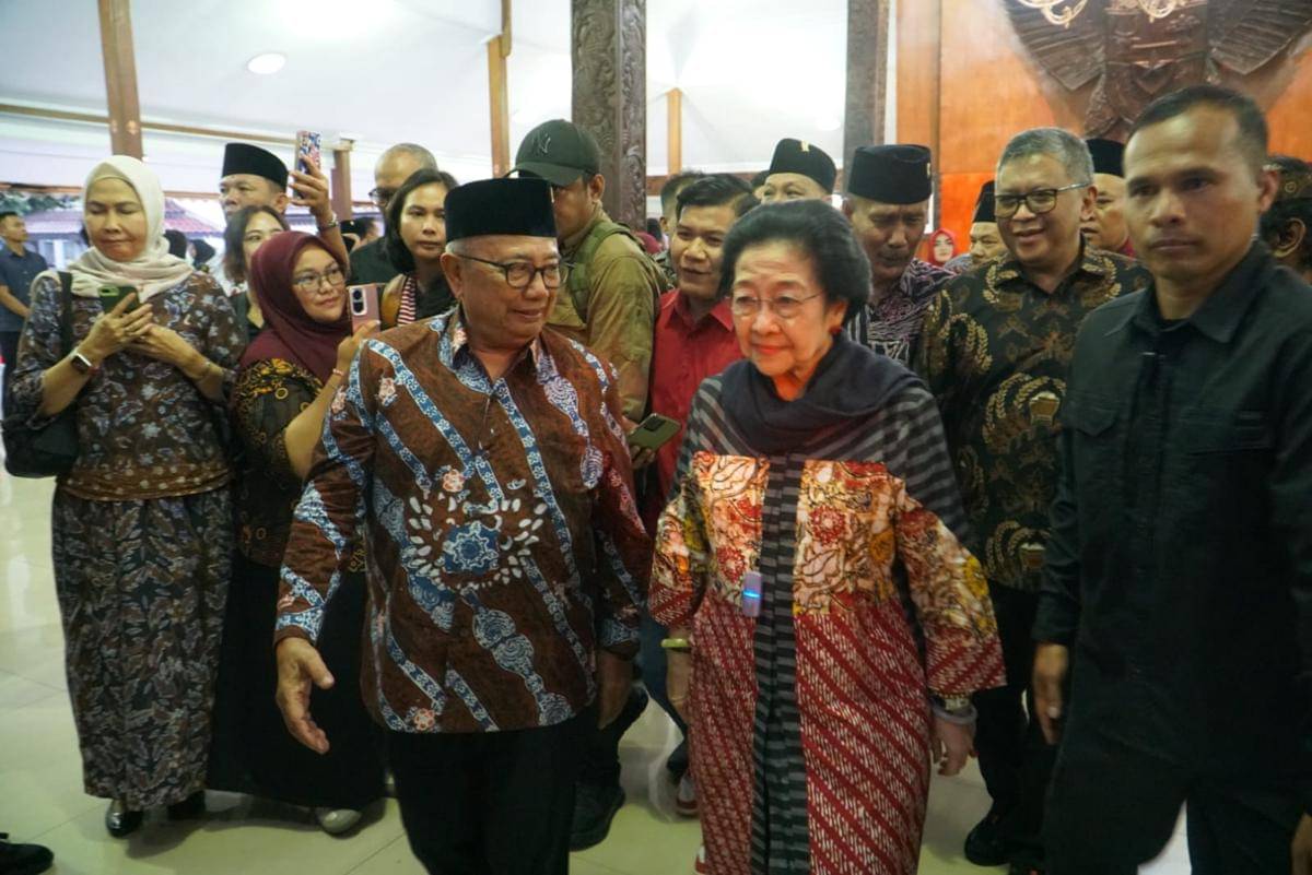 Ketua Umum PDIP Megawati saat berada di Blitar. IDN Times/istimewa