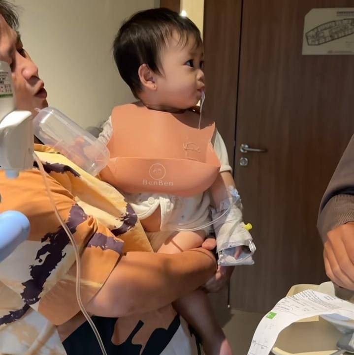 potret Agatha Hidayat, anak Gritte Agatha dirawat di RS