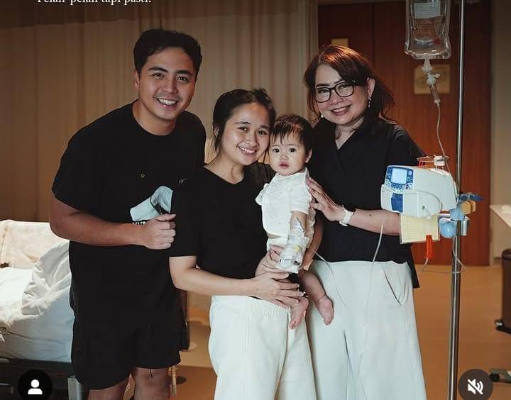 potret Agatha Hidayat, anak Gritte Agatha dirawat di RS