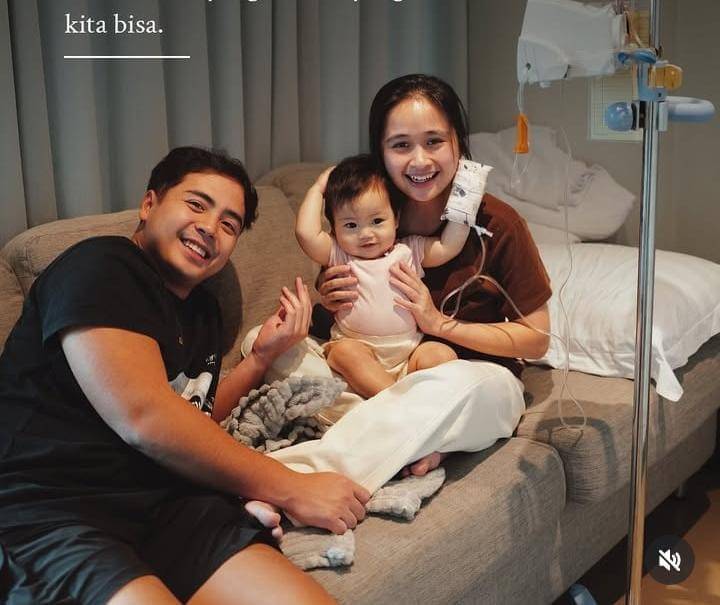 potret Agatha Hidayat, anak Gritte Agatha dirawat di RS