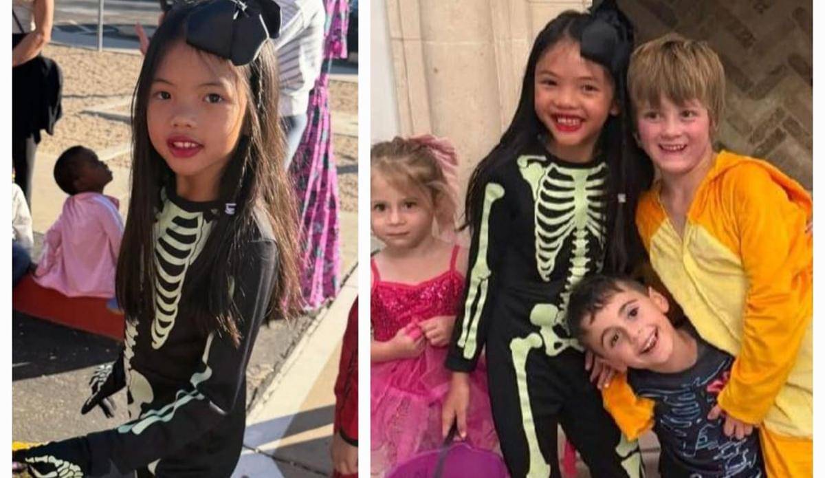 perayaan Halloween Amaira, anak Farah Quinn dan teman di USA