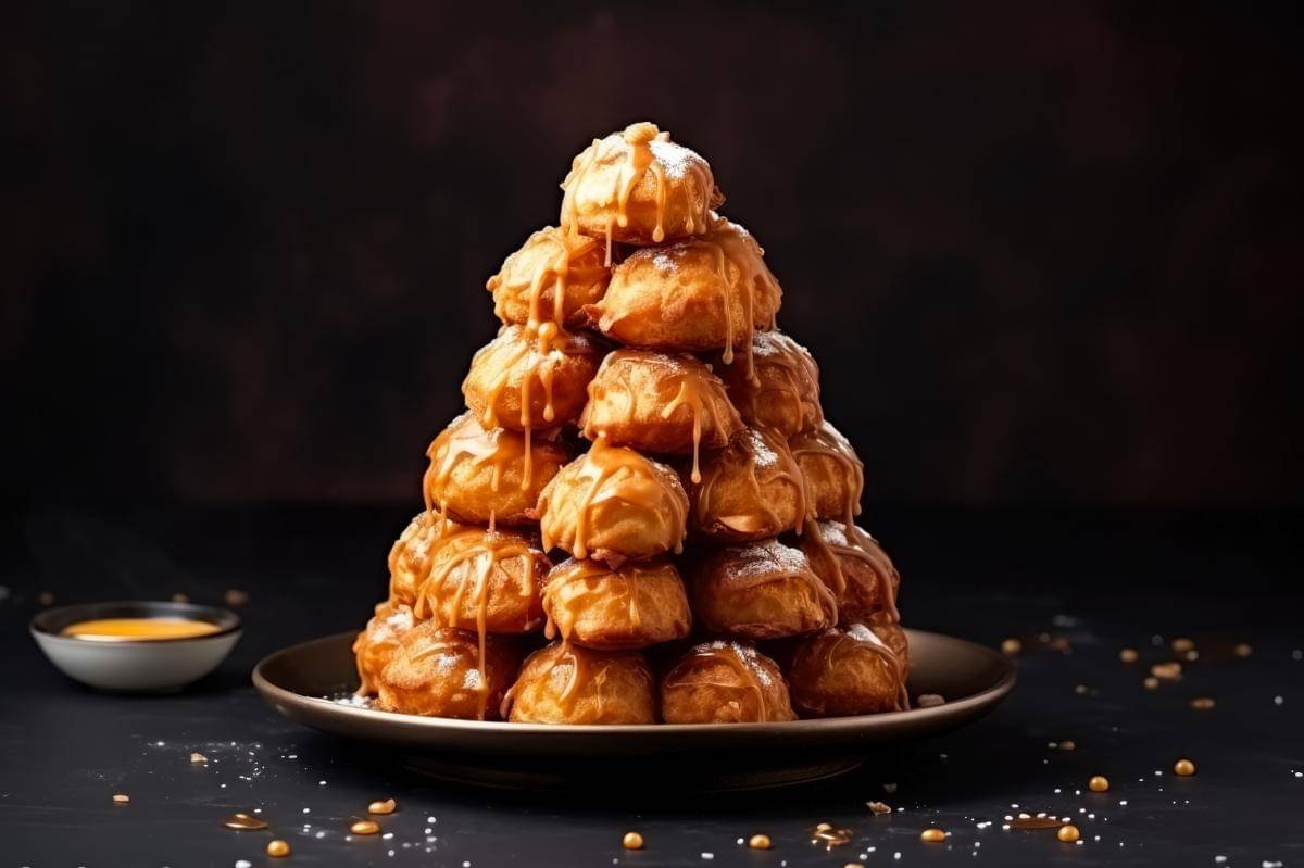 ilustrasi croquembouche