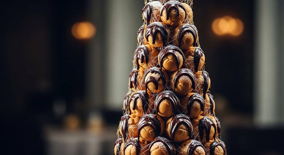 ilustrasi croquembouche