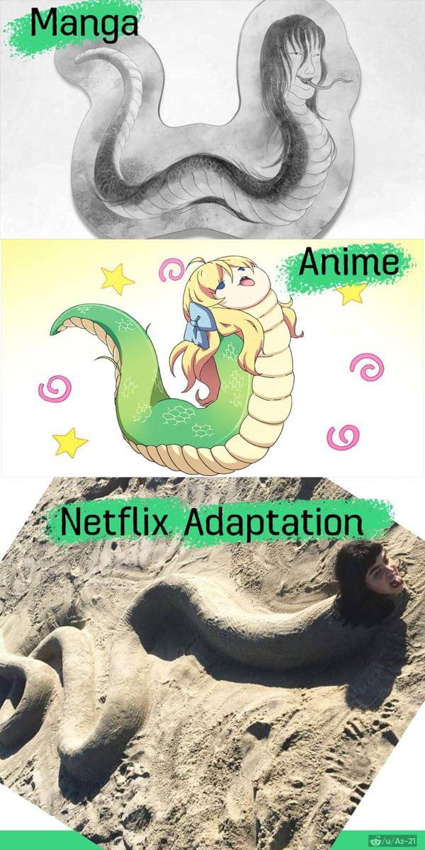 meme karakter anime punya ekor