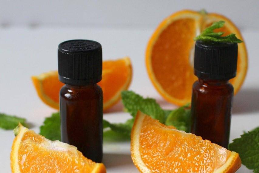 ilustrasi minyak esensial sweet orange