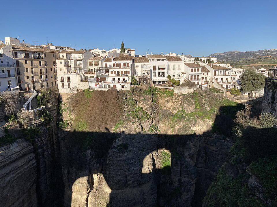 Panorama El Tajo Ronda Málaga Spanien