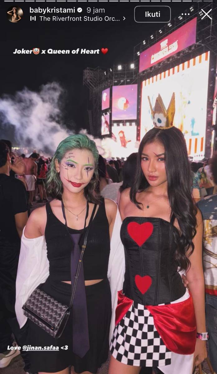 potret artis di Scream or Dance 2025 (Instagram.com/babykristami)