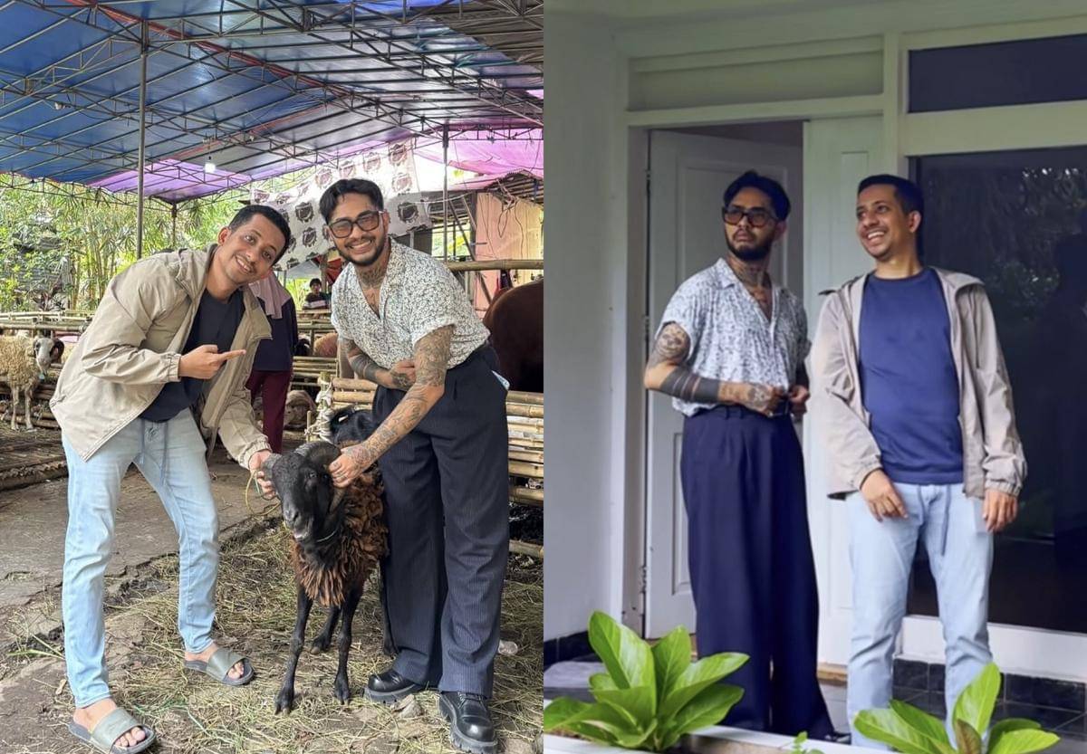 potret persahabatan Onadio Leonardo dan Habib Jafar (Instagram.com/husein_hadar)