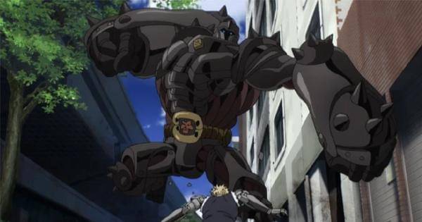 Armored Gorilla menyerang Genos - One Punch Man