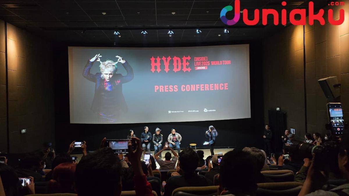 Konferensi Pers HYDE. Fotografer: Fahrul Nurullah. (Duniaku.com/Fahrul Razi Uni Nurullah)