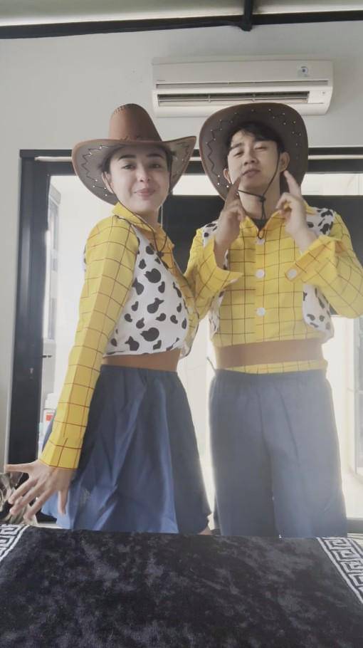 Amanda Manopo dan Kenny Austin Halloween (tiktok.com/agml612)