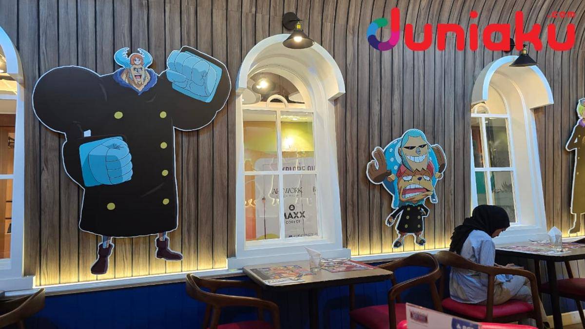 Dekorasi Punk Hazard One Piece Cafe. Fotografer: Fahrul Nurullah. (Duniaku.com/Fahrul Nurullah)