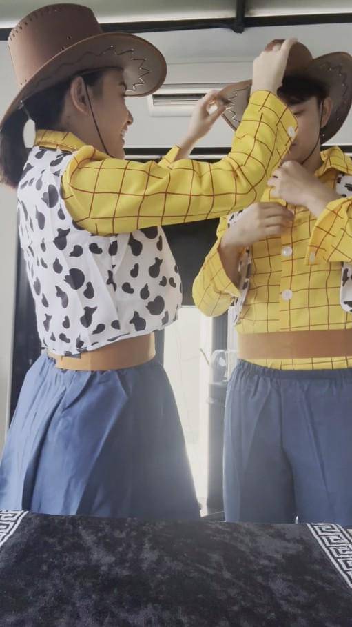 Amanda Manopo dan Kenny Austin Halloween (tiktok.com/agml612)