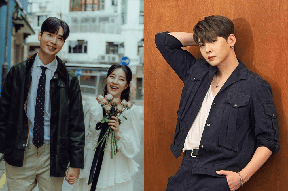 Kolase potret Noeul eks Rainbow bareng pasangan dan Kuhn UP10TION