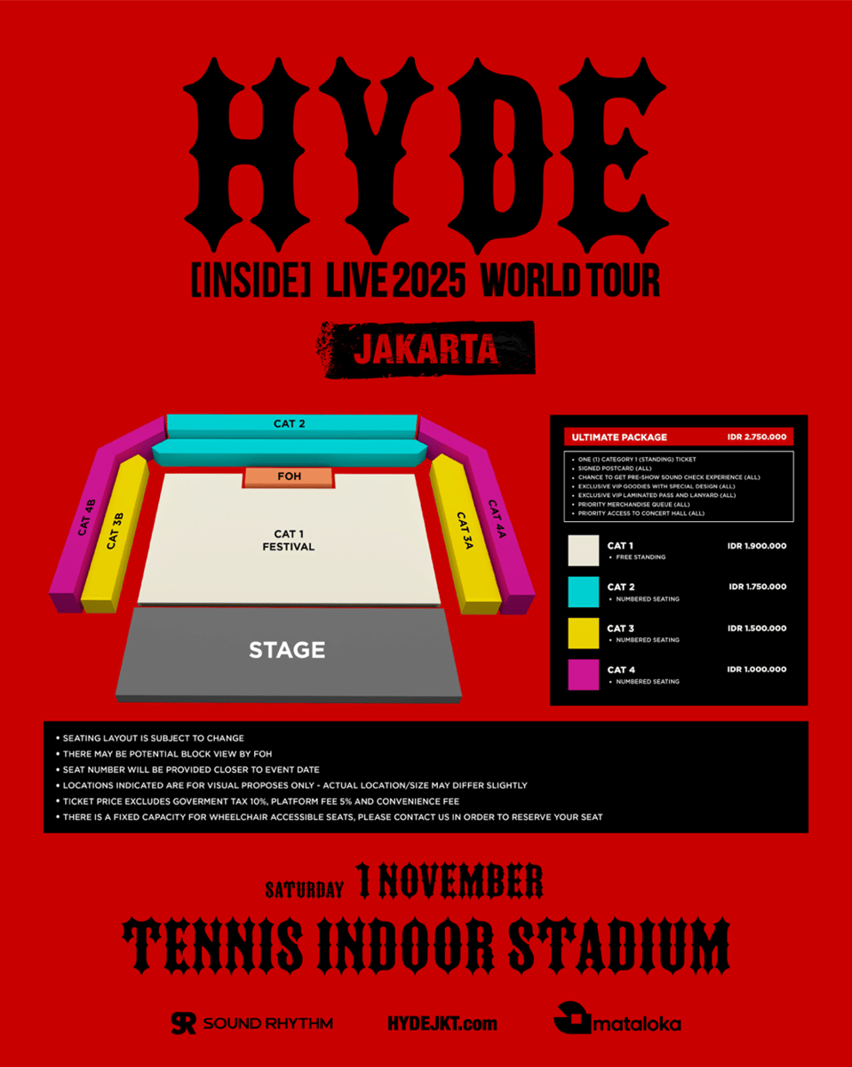 Konser HYDE Jakarta.