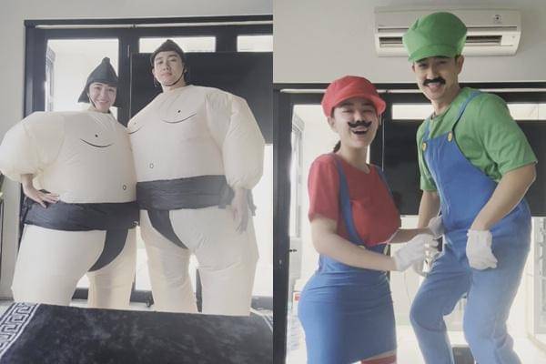 Amanda Manopo dan Kenny Austin Halloween (tiktok.com/agml612)