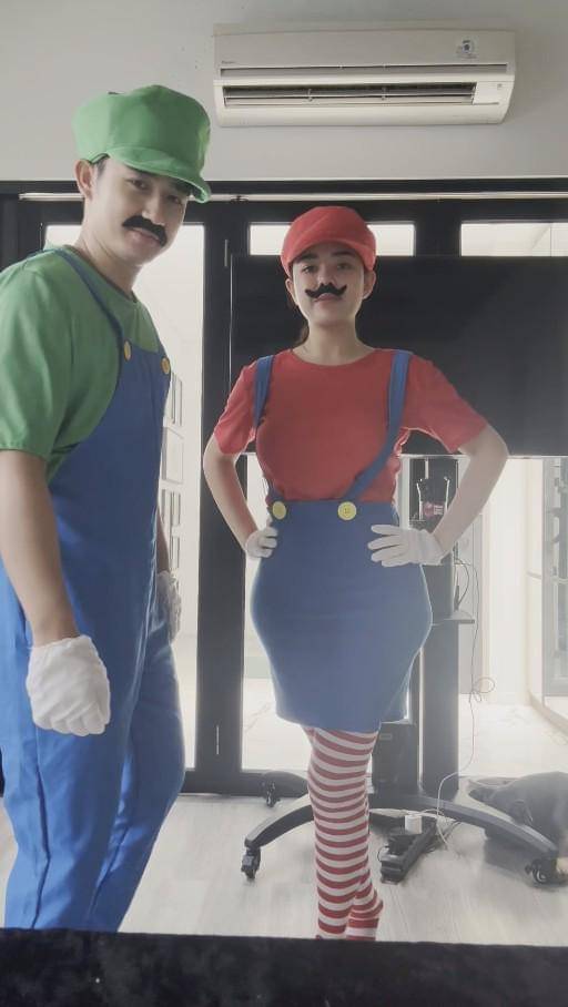 Amanda Manopo dan Kenny Austin Halloween (tiktok.com/agml612)