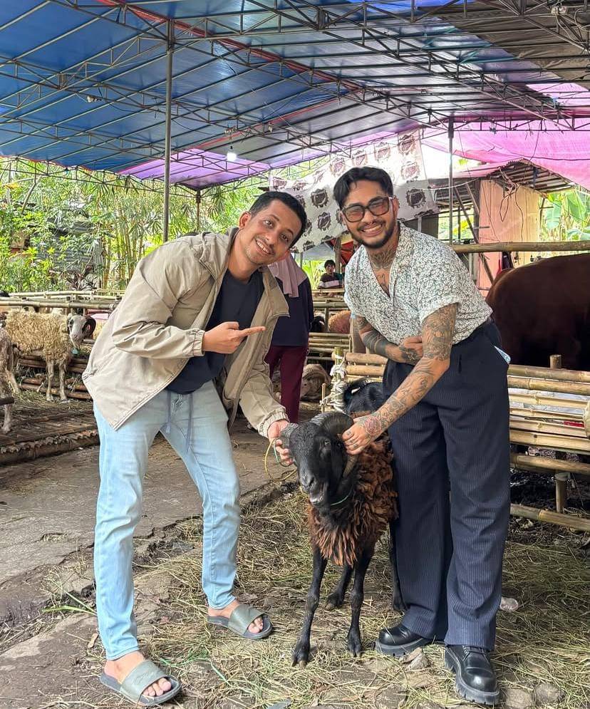 potret persahabatan Onadio Leonardo dan Habib Jafar (Instagram.com/husein_hadar)