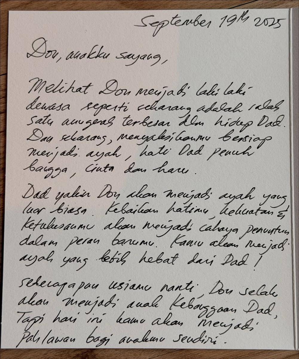 Istri Brandon Salim Umumkan Kehamilan (instagram.com/brandonsalim)