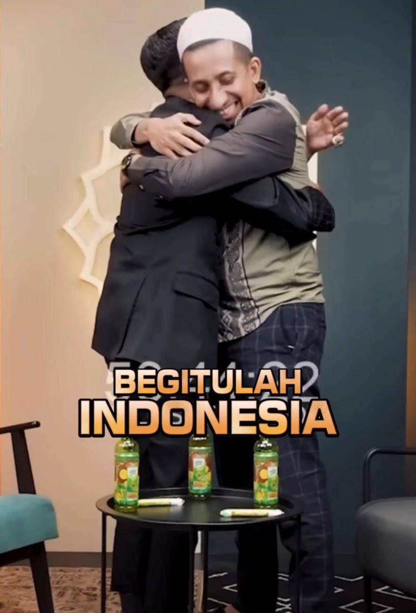 potret persahabatan Onadio Leonardo dan Habib Jafar (Instagram.com/husein_hadar)