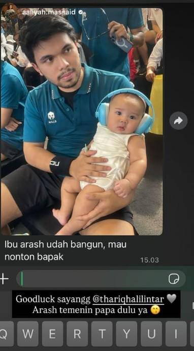 Baby Arash Dukung Thariq Halilintar di TOSI 2025