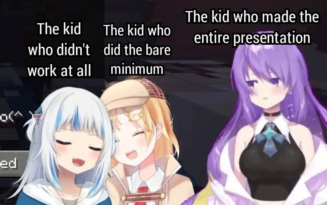 meme kartun presentasi di kelas