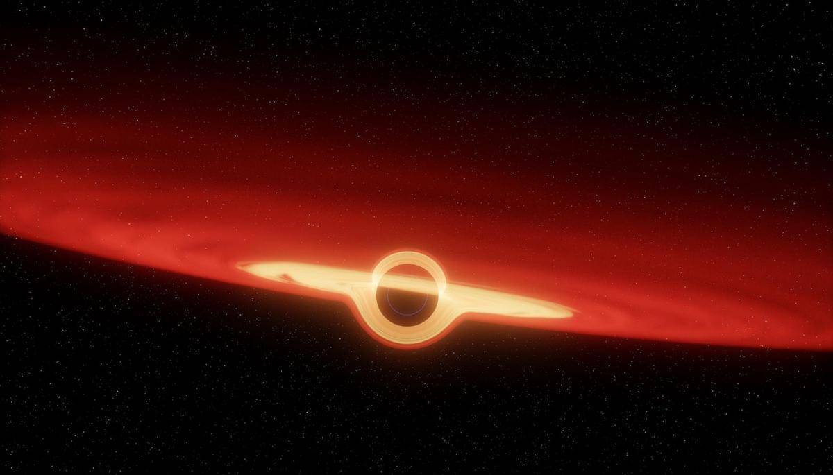 ilustrasi lubang hitam