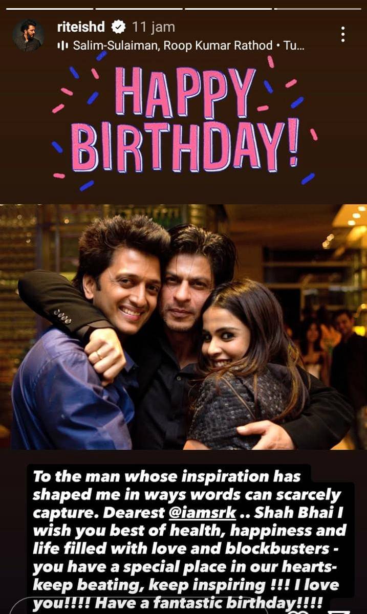 unggahan Riteish Deshmukh