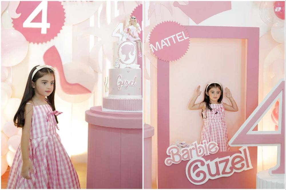Ulang tahun Guzelim bertema Barbie