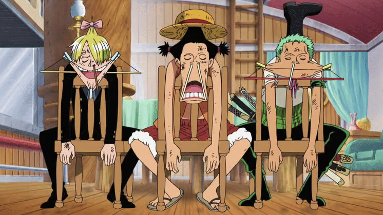 Trio Monster dari anime One Piece (1999) (dok. Toei Animation)