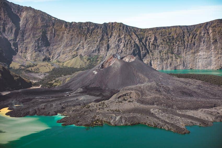 Potret gunung Rinjani