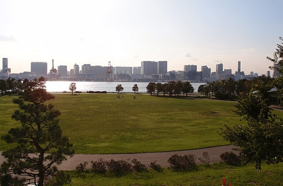 potret Odaiba Seaside Park, Tokyo