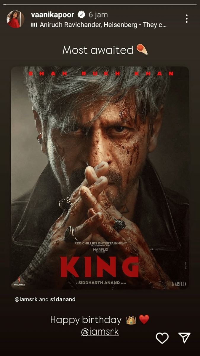 unggahan Vaani Kapoor