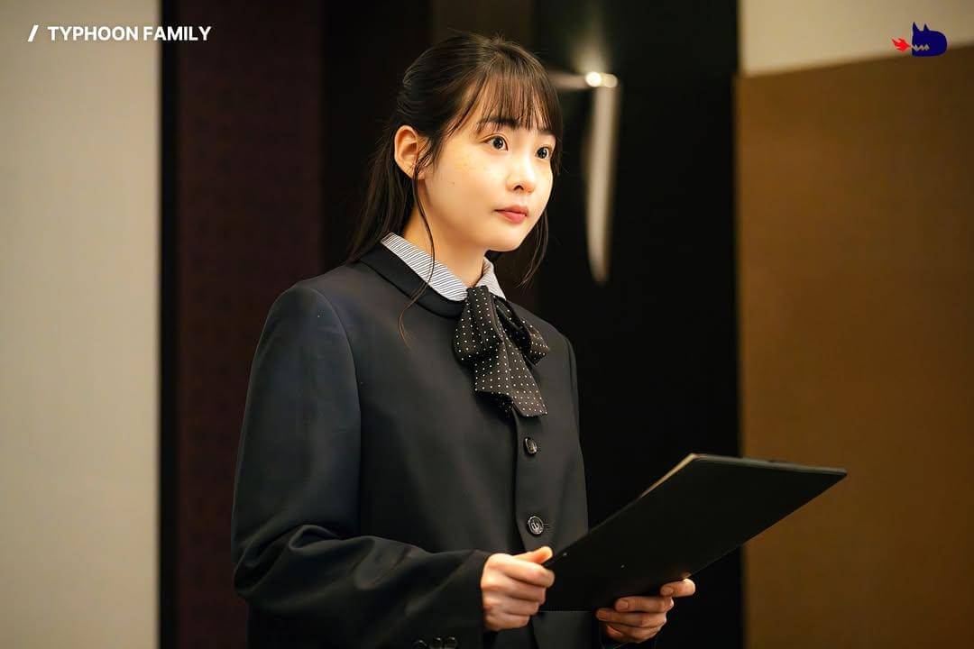 Oh Mi Seon (Kim Min Ha) dalam drakor Typhoon Family