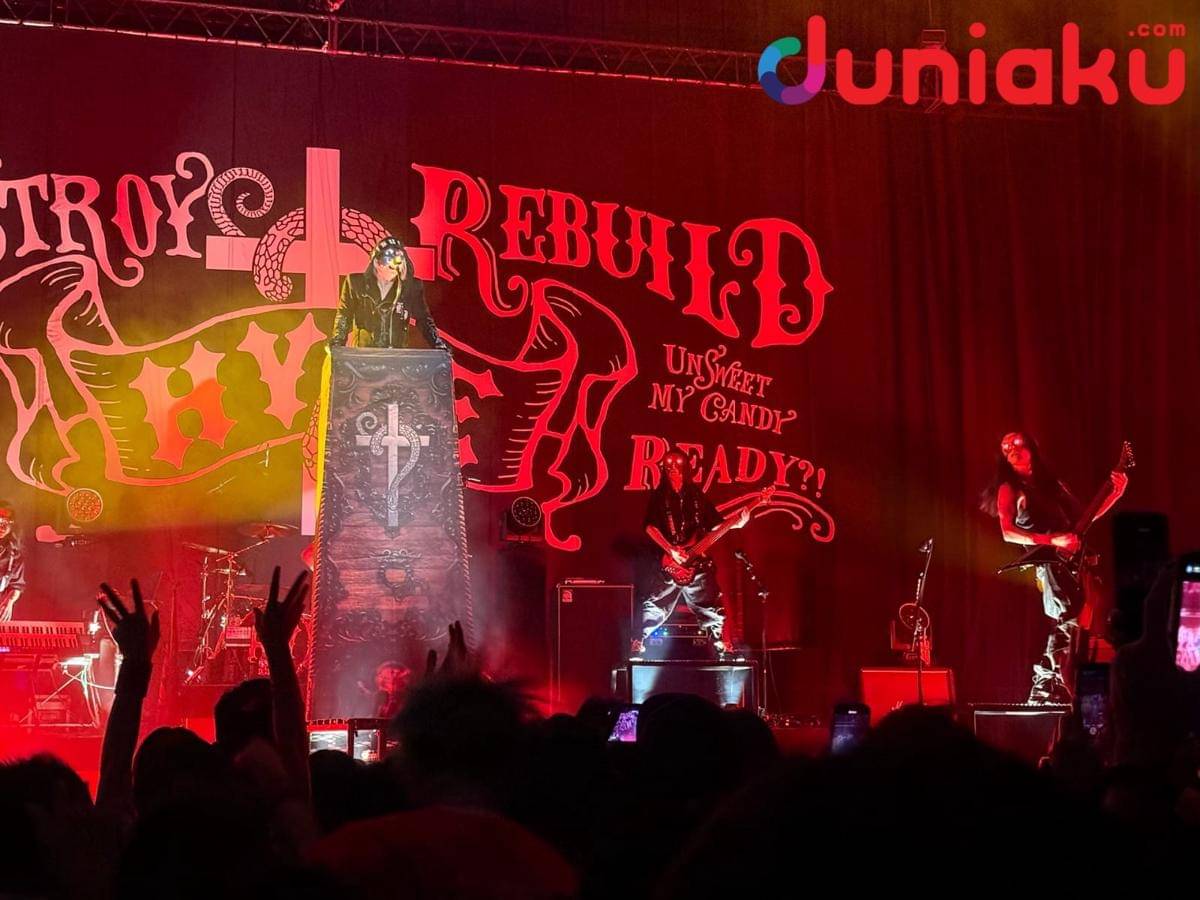 Konser HYDE di Jakarta. Fotografer: Meutia Gita Soraya.