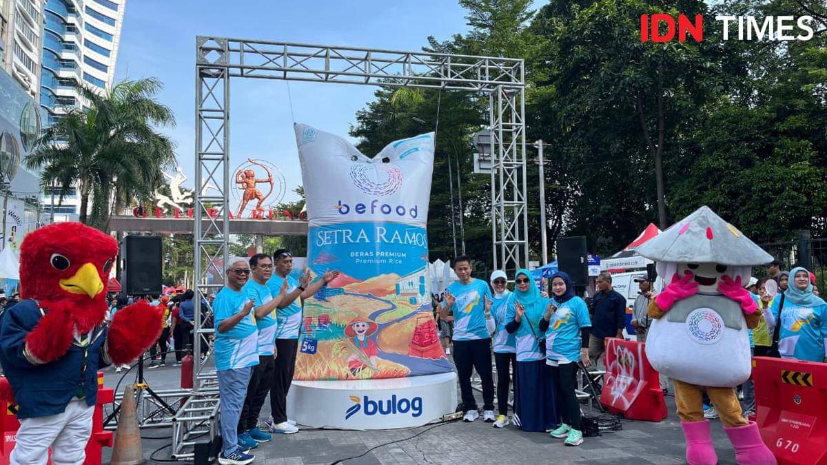 Launching kemasan baru Beras Befood Setra Ramos Bulog (IDN Times/Ridwan Aji Pitoko)