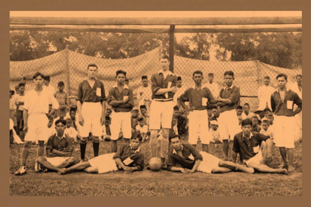 Salah satu tim yang berlaga di kompetisi MVB Makassar edisi tahun 1919. (Dok. Istimewa)