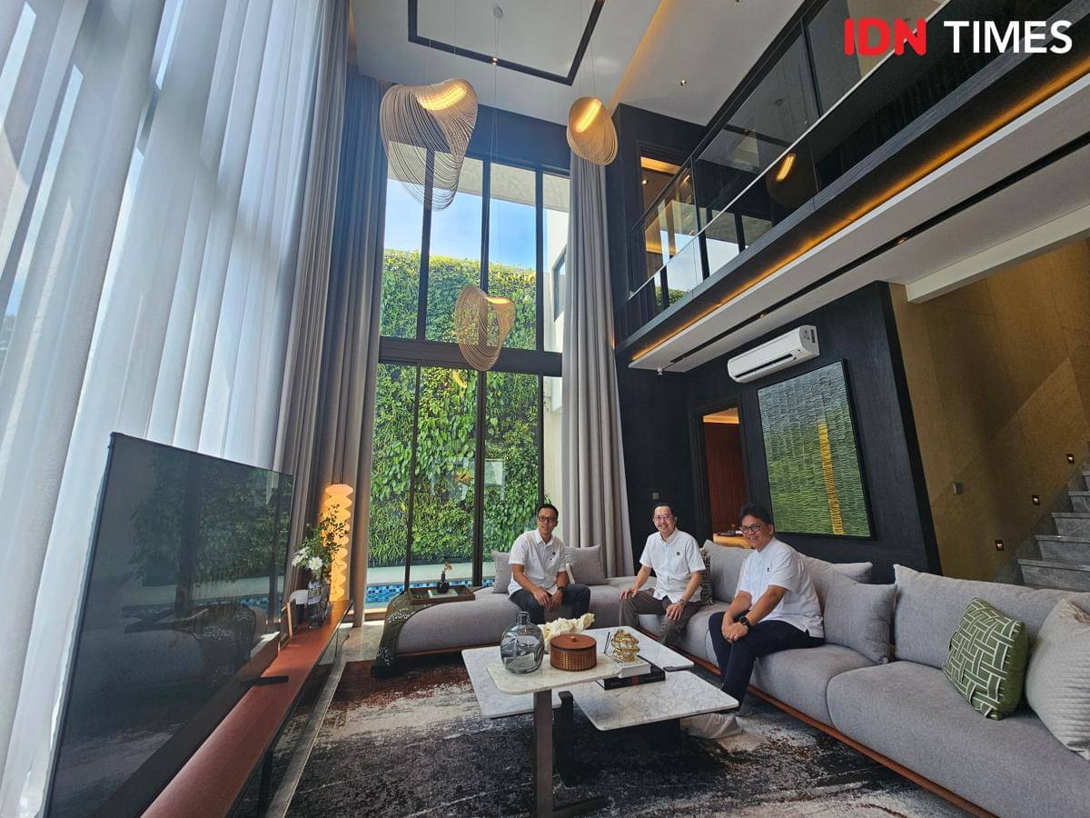 Suasana hunian tipe Ardea di Cluster Heron Summarecon Serpong 