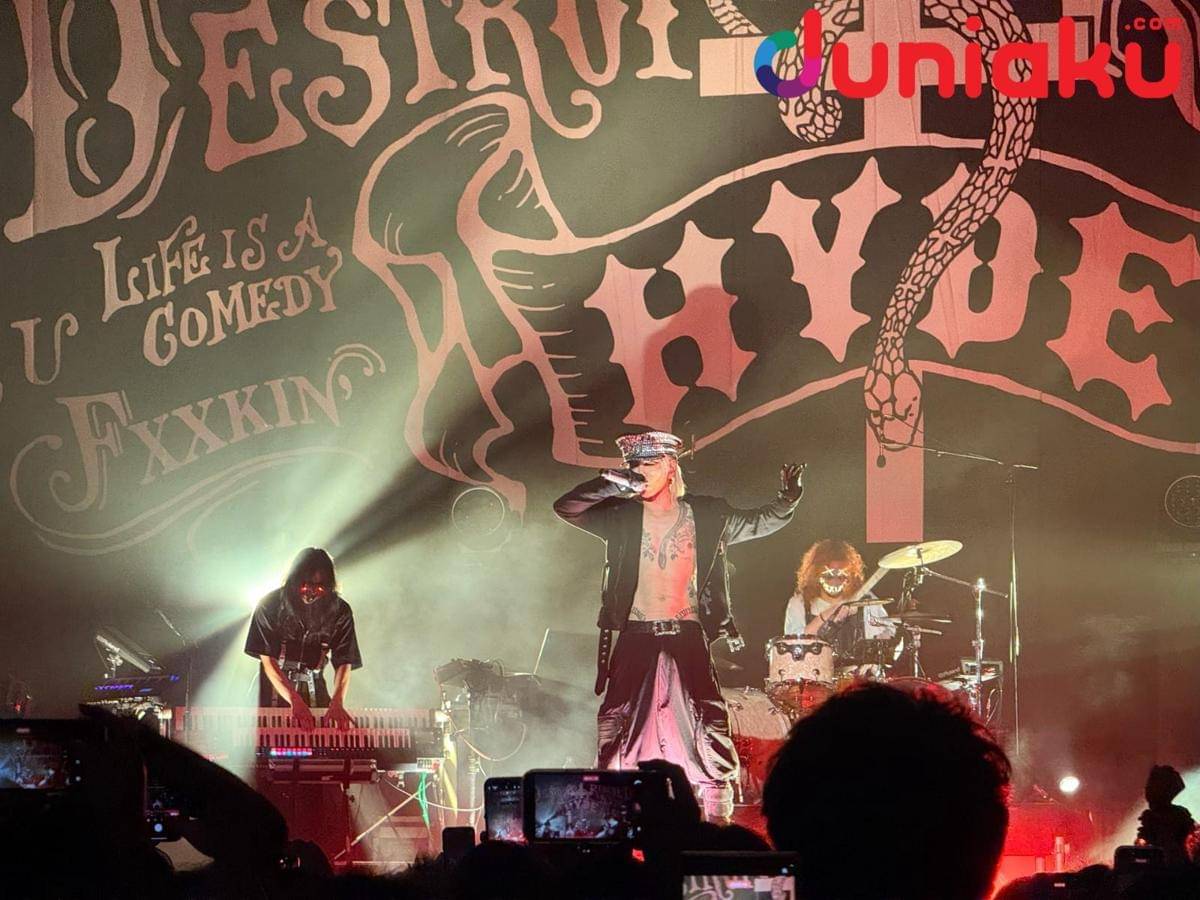 Konser HYDE di Jakarta. Fotografer: Meutia Gita Soraya.